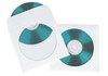 CD-Schutzhüllen (Papierumschlag mit Sichtfenster ) 1-fach (100 Stück)