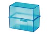 Karteikartenbox DIN A7 (für bis zu 300 Karten) HAN® blau/ transparent