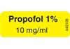 Spritzenetiketten Propofol 1% (10 mg/ml) 1.000 Stück (auf Rolle)