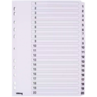 Zahlenregister (1-12 / 1-31 / ...)