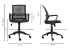 Bürostuhl (Realspace) Espoo (schwarz)