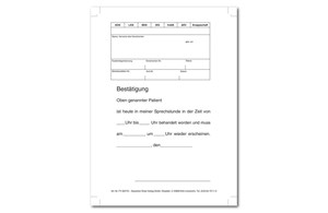 Terminkarten / Bescheinigungen 